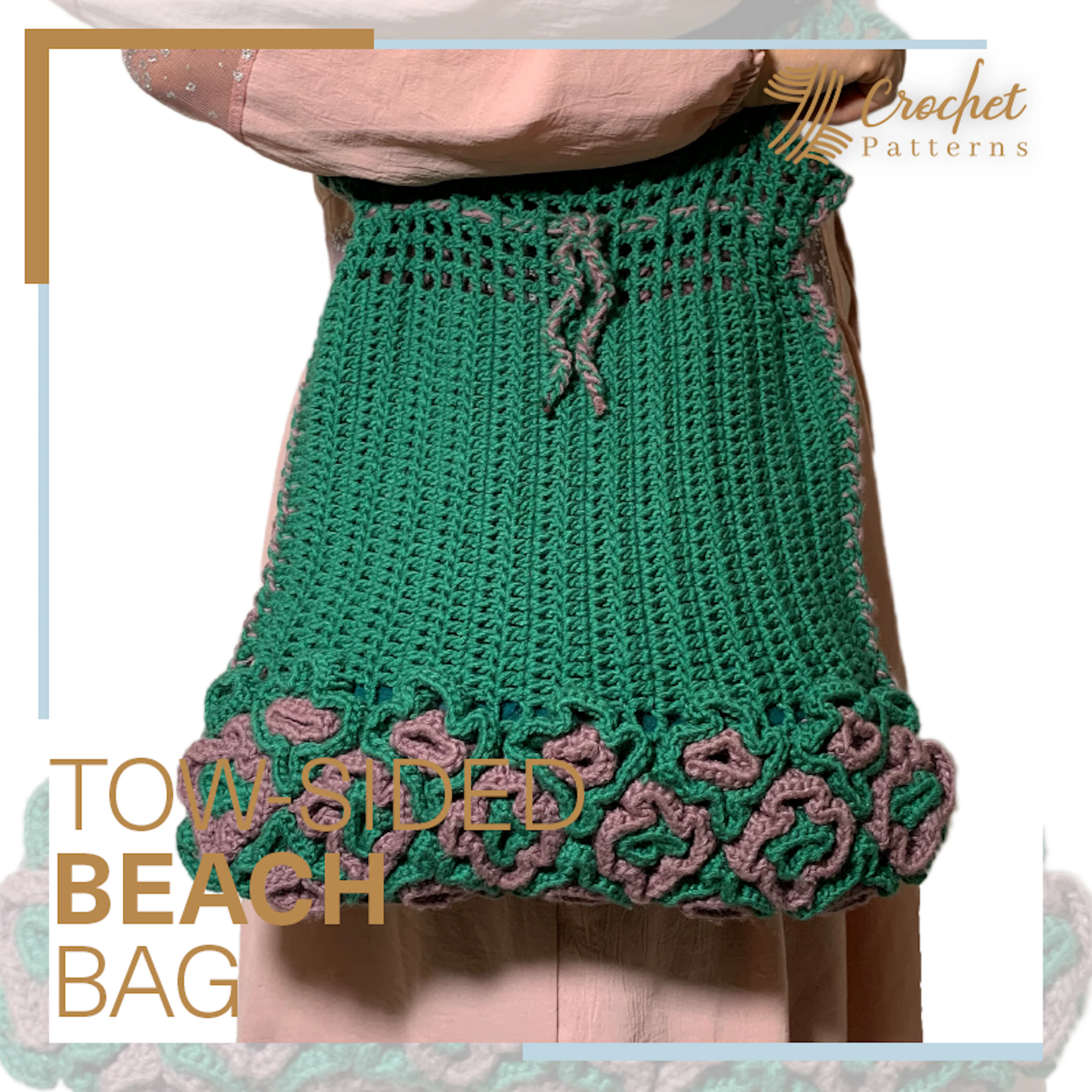 Two-Sided Beach Bag Crochet Pattern